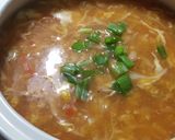 A picture of step 8 of Hot n Sour Soup 🌶😋.