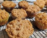 A picture of step 11 of Apple Walnut Crumble Muffins.