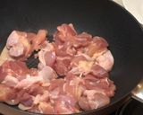 A picture of step 1 of Three Cup Chicken Thighs.