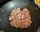 A picture of step 3 of Beef with Broccoli.