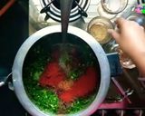 A picture of step 2 of Punjabi Pind (Village) Style ~ Sarson ka saag aur Makki ki Roti.