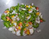 A picture of step 2 of Veggie penne pasta.
