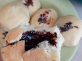 Roti Sobek isi coklat no mixer no oven, pakai happycall