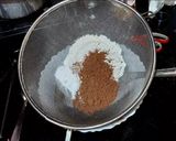 A picture of step 7 of Galaxy Cake.