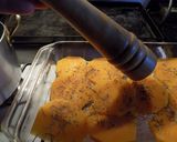 Foto del paso 7 de la receta: Medallones de calabaza al romero con filet de merluza