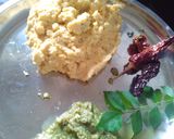 A picture of step 2 of Kadhi Gole-maharashtrian style kadhi gatta.