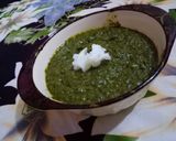A picture of step 8 of Sarson ka saag.