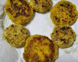 Foto del paso 7 de la receta: 3 recetas veganas en 1 🤩😋 -buñuelos, bocaditos, tortilla- :)