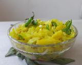 A picture of step 5 of Cabbage sambharo.