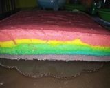 Foto langkah ke 9 dari resep Bolu kukus rainbow gulung.