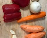 Une image de l'étape 1 de Soupe réconfortante à la patate douce.