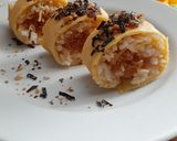 Foto langkah ke 4 dari resep Nasi Uduk Gulung Telur.
