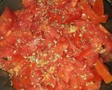 Foto del paso 6 de la receta: Milanesas de berenjenas con puré y tomates