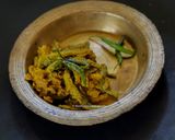 A picture of step 7 of Uchhe-Kumro Chenchhki Kasundi diye (Karela-Kumra dry with Kasundi).