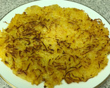A picture of step 1 of Spaghetti Squash Hash Brown.