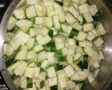 Foto del paso 1 de la receta: Budín de zapallo italiano con papas