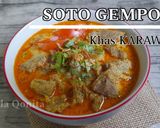 Foto langkah ke 5 dari resep Soto daging gempol khas karawang.