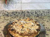 Tarta de manzana con nueces y pasas!