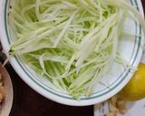 র প্যাপায়া স্যালাড (raw papaya salad recipe in Bengali) রেসিপির ধাপ 2 ছবি