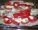 Foto del paso 8 de la receta: Merluza de Semana Santa a la pizza con provolone (provoleta)