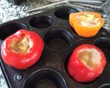 Foto del paso 2 de la receta: Pimentones rellenos de tortilla de patata (papas)