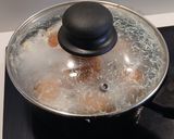 Foto del paso 3 de la receta: Ensalada de alubias de bote, daikon y huevo cocido