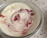 A picture of step 5 of Mug cheesecake microwaved.