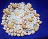 A picture of step 1 of Sabudana namkeen (less oil namkeen in 4 minutes in microwave).