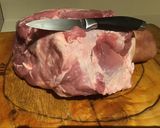 A picture of step 1 of California Farm PorkLoaf in Aspic.