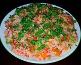 A picture of step 6 of Mike's EZ Spicy Spanish Rice.