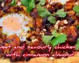 A picture of step 17 of Sweet and savoury chicken pie with cinnamon almonds.