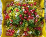 A picture of step 5 of Aloo Tikki Chat.