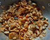 A picture of step 3 of Bamboo shoots & Vaal curry.