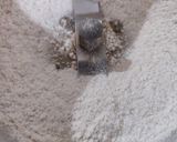 A picture of step 1 of Sago Vada.