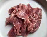 Gambar langkah 1 resipi Mee Hoon Goreng Daging.