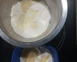 A picture of step 2 of Custard -coffee cookies.