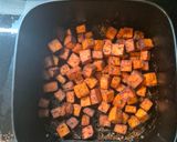 Foto del paso 3 de la receta: Tofu marinado crujiente con arroz