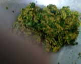 A picture of step 2 of Fried Palak(spinach) Muthiya.