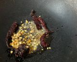 A picture of step 1 of Sweet and sour yellow pumpkin (mangalore style).