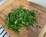 Une image de l'étape 8 de Purée de courgette aux épices et persil.
