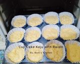 Foto langkah ke 3 dari resep Cup Cake Keju with Raisin.