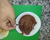 Foto del paso 5 de la receta Huevos de chocolate con naranja, Almendras y mermelada de fresa