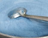 A picture of step 5 of Blue phirni.