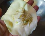 A picture of step 2 of Veg Momos.