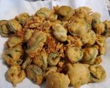 A picture of step 4 of Fried Jalapeno Coins (Bottle Caps).