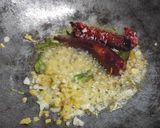 A picture of step 2 of Dal palak.