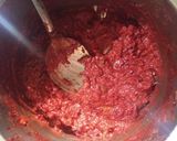 A picture of step 9 of Beetroot halwa.