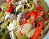 ผักกาดดองผัดข้าวโพดอ่อน(เจ) วิธีทำสูตร 5 รูป