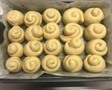 A picture of step 14 of Honey Scallion & Butter Dinner Rolls with Pre-Ferment.