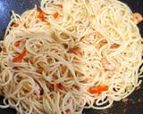 Aglio Olio Spicy Tuna & Shrimp langkah memasak 4 foto